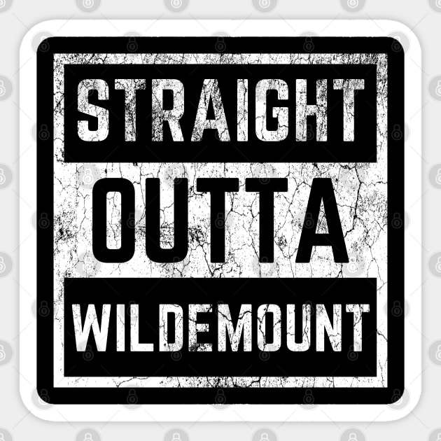 Straight Outta Wildemount Sticker by WonderWearCo 